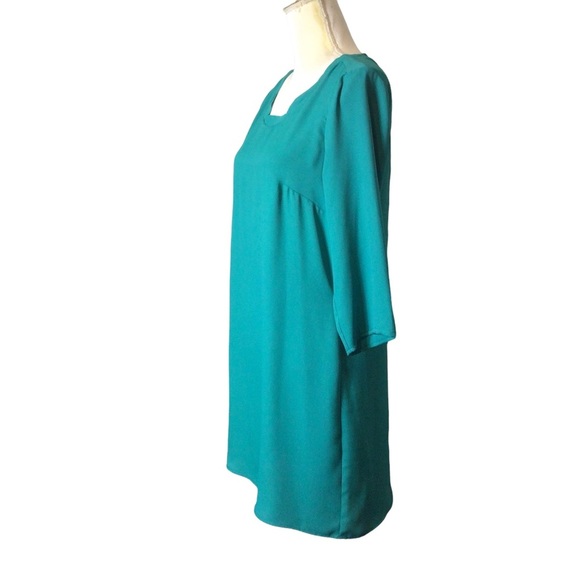 MNG Basics Green Tunic/Mini Dress Size US 6 - Picture 7 of 9